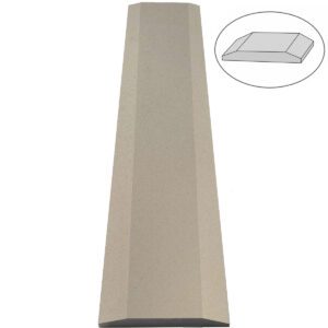 Taupe Grey Stone Double Hollywood Saddle Threshold Taupe Grey Stone Double Hollywood Saddle Threshold – ADA Sloped Edge
