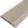 Taupe Grey Stone Double Hollywood Saddle Threshold Taupe Grey Stone Double Hollywood Saddle Threshold featuring two beveled sloped edges, warm taupe-gray tones, and a smooth finish for durable, elegant doorway and floor transitions.