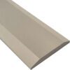 Taupe Grey Stone Double Hollywood Saddle Threshold Taupe Grey Stone Double Hollywood Saddle Threshold featuring two beveled sloped edges, warm taupe-gray tones, and a smooth finish for durable, elegant doorway and floor transitions.