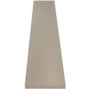 Taupe Grey Stone Shower Curb Top Taupe Grey Stone Shower Curb Top with a warm taupe-gray finish, precision-cut beveled edges, and durable engineered stone construction, designed as a premium shower sill and curb cap for tile showers, walk-in showers, and frameless glass shower enclosures.