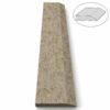 Walnut Brown Stone Single Hollywood Saddle Threshold – One Sloped Edge