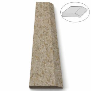 Walnut Brown Stone Single Hollywood Saddle Threshold Walnut Brown Stone Single Hollywood Saddle Threshold – One Sloped Edge