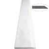 White Marble Stone Single Hollywood Saddle Threshold White Marble Stone Single Hollywood Saddle Threshold – One Sloped Edge